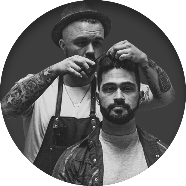 Barber Cutting Client Hair 2 Barber Cutting Client Hair 2